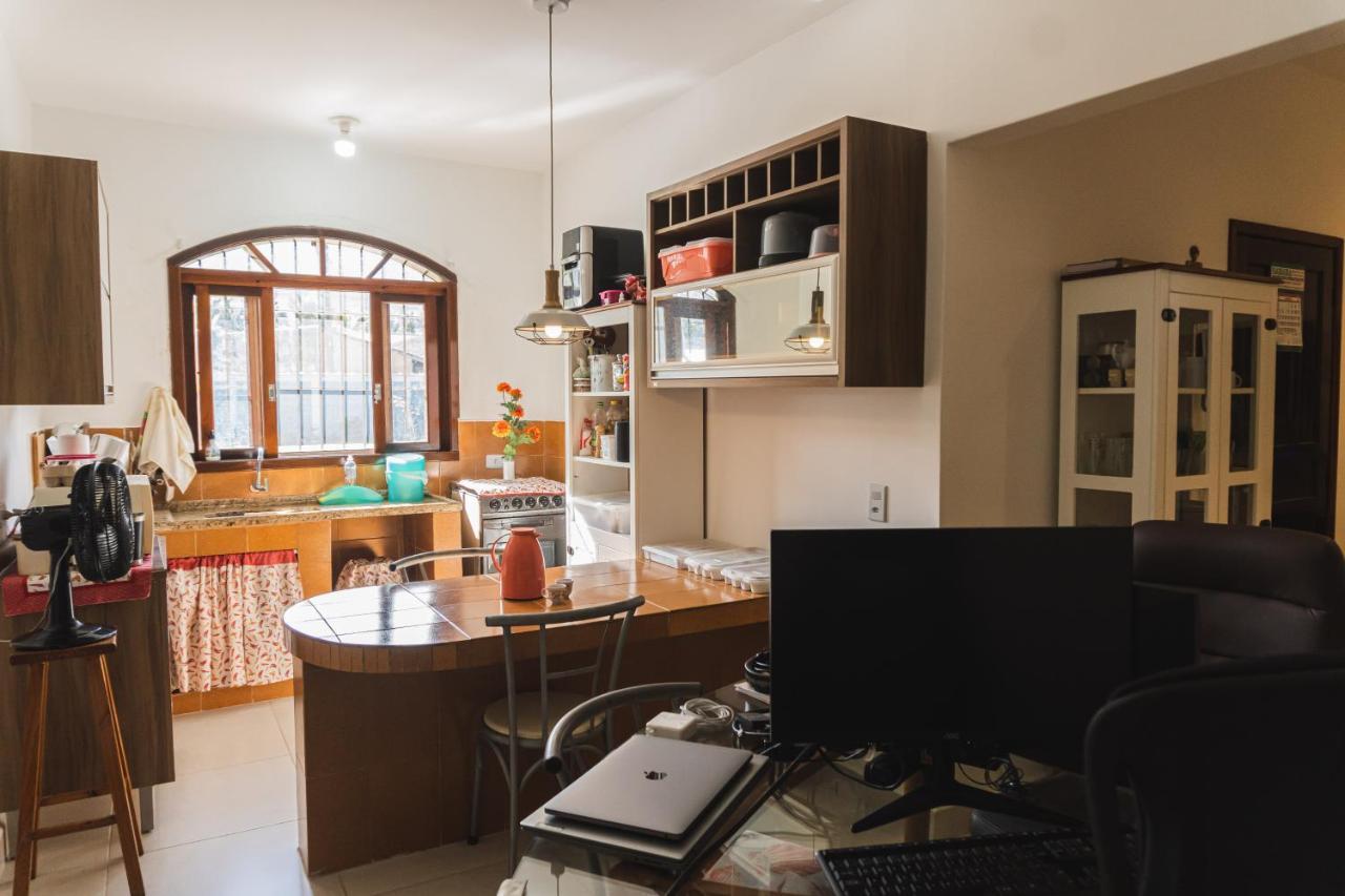 Casa Vista Para Montanha Pet Friendly Карагуататуба Экстерьер фото