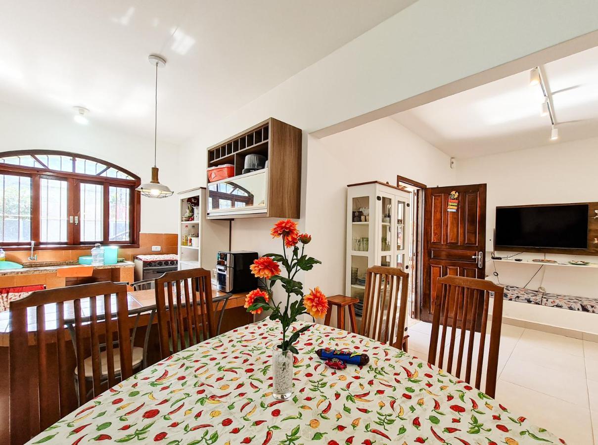 Casa Vista Para Montanha Pet Friendly Карагуататуба Экстерьер фото